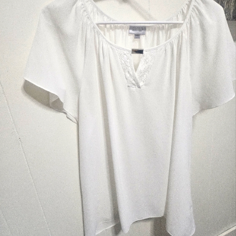 Elegant White Women's Top